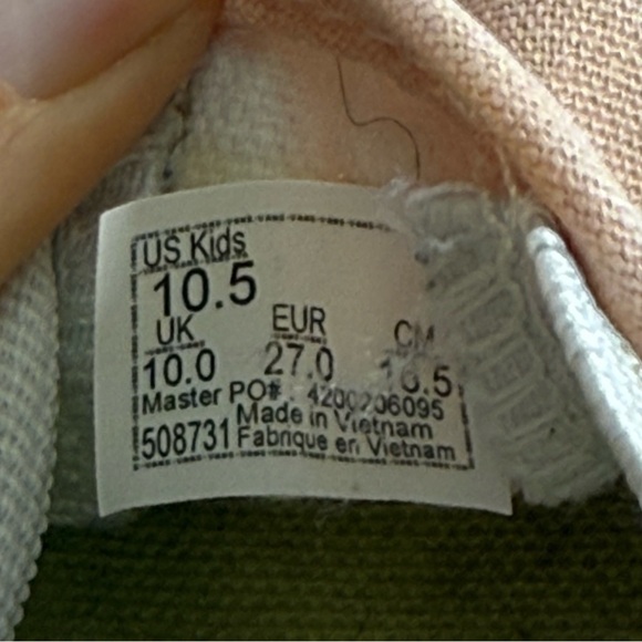 Vans Kids Slip-On Sneakers - Peach and Light Yellow - Picture 6 of 15